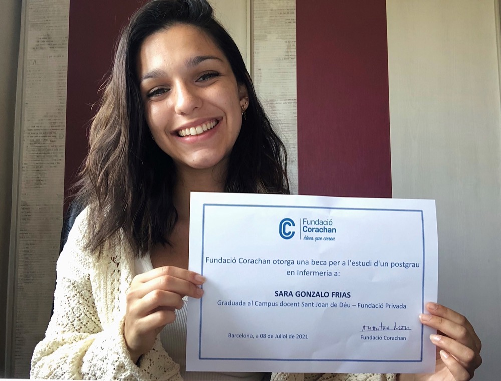 Sara Gonzalo Frías, premiada amb la Beca Corachan a un dels millors expedients 2017-2021