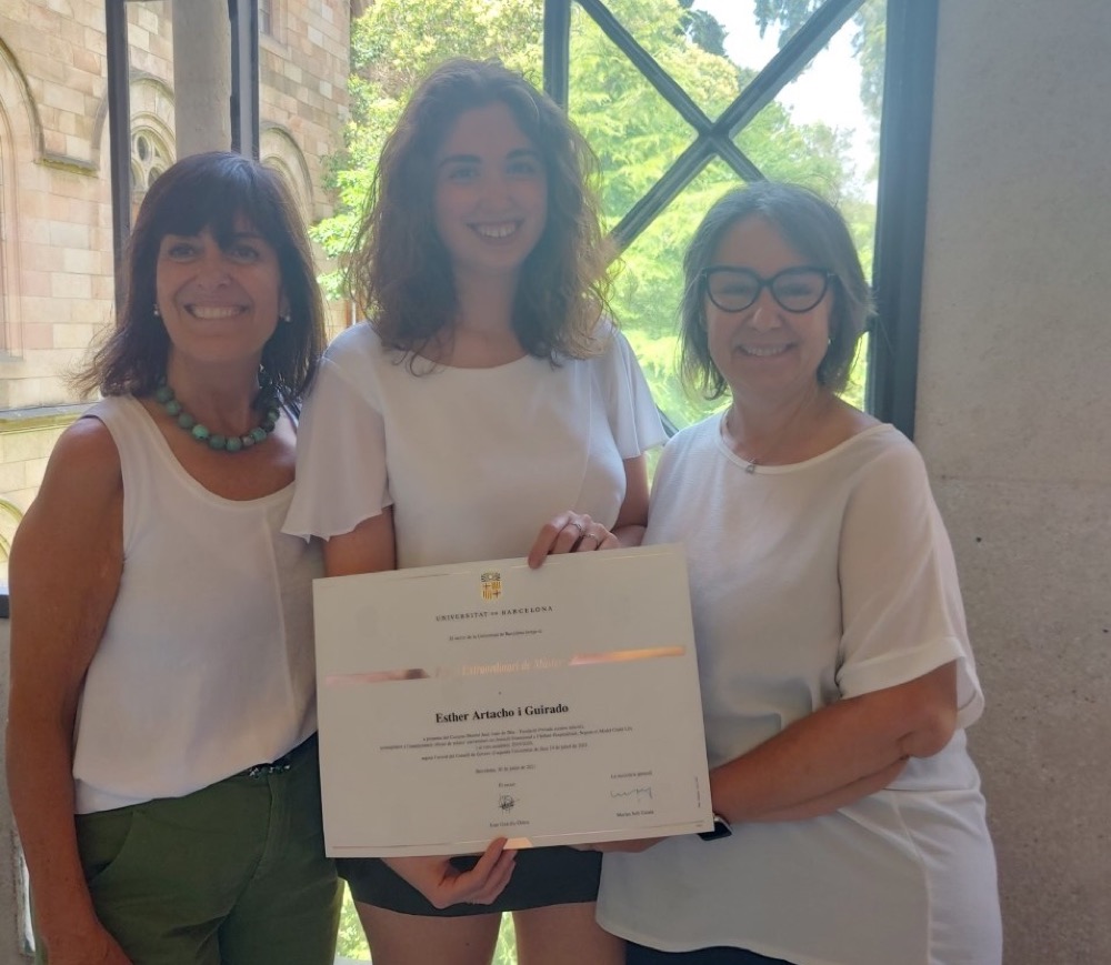 Cinc estudiants del Campus Docent Sant Joan de Déu guardonades amb el Premi Extraordinari de Grau i Màster per la Universitat de Barcelona